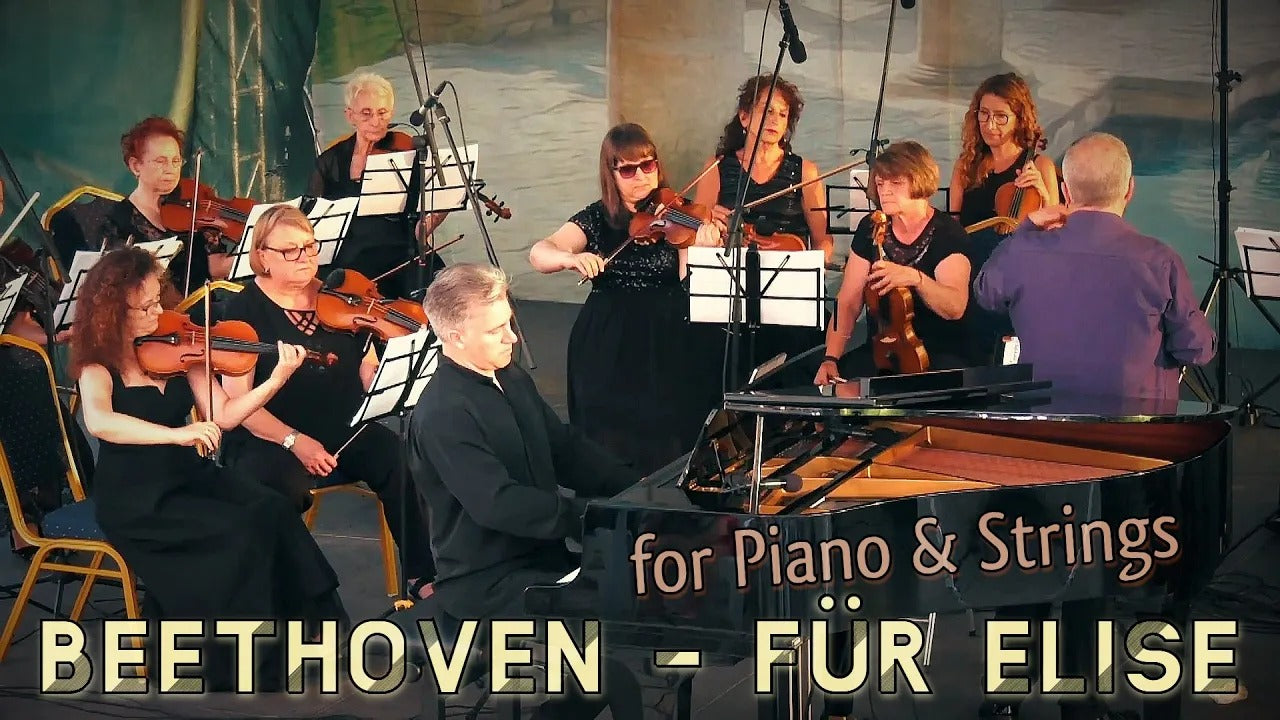 Georgii Cherkin performs with the strings of the Shumen Symphony Orchestra, conducted by Slavil Dimitrov. Recorded live at Balchik Classic Days, on the open-air stage “The Mill” beside the sea.