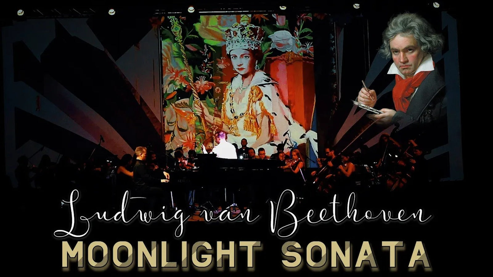 Georgii Cherkin performs Beethoven’s Moonlight Sonata, Movement I, with The Secret Orchestra conducted by Nikolay Stoev.