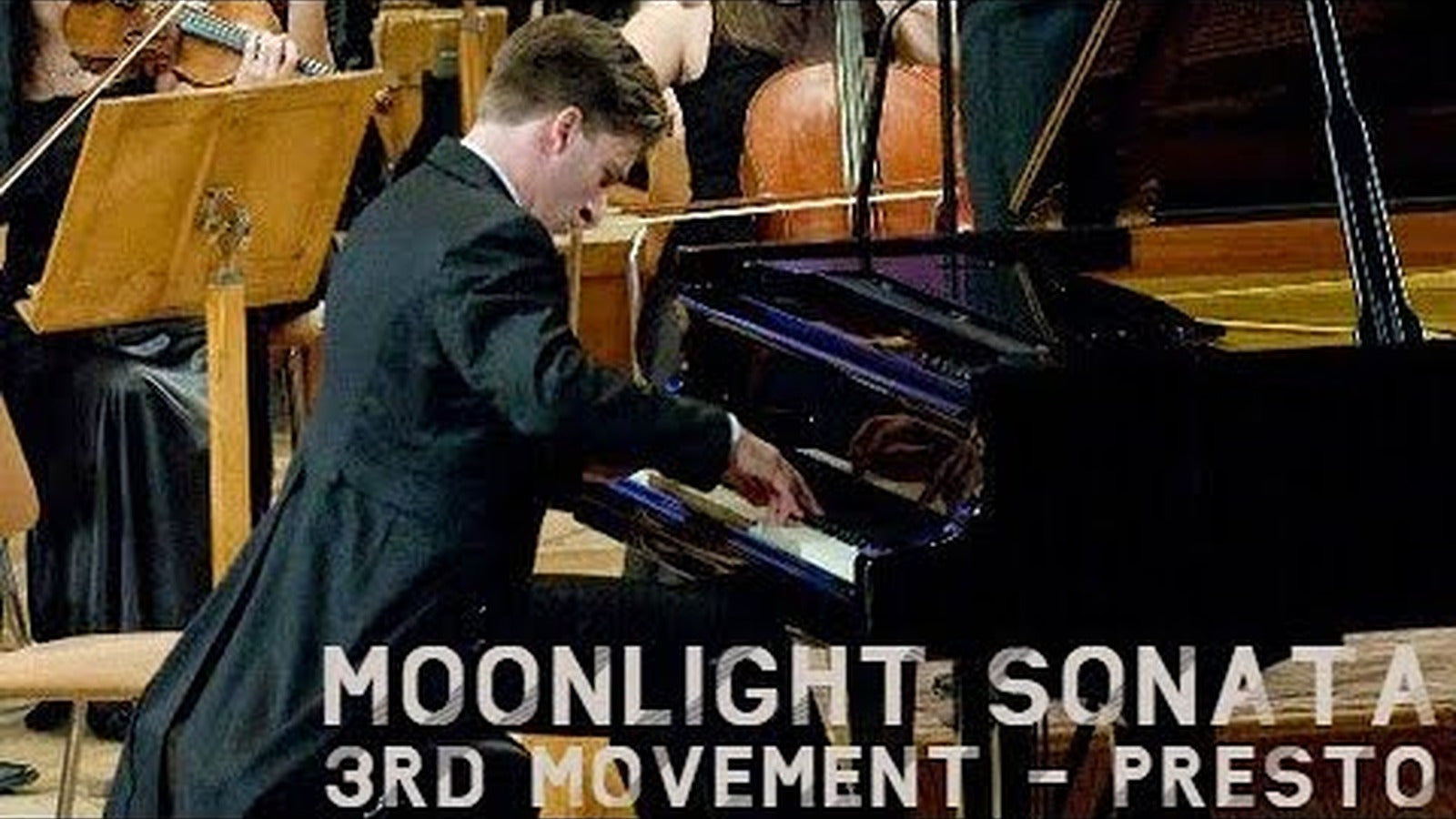Georgii Cherkin performs Beethoven’s Moonlight Sonata, Movement III, with the Cantus Firmus Orchestra conducted by Grigor Palikarov.